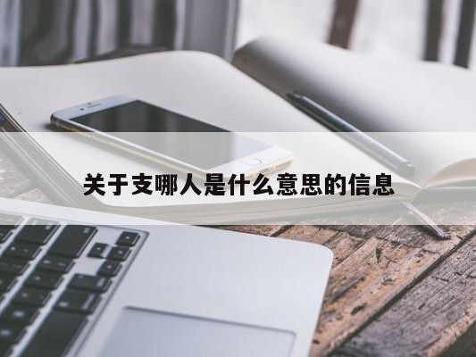 关于支哪人是什么意思的信息